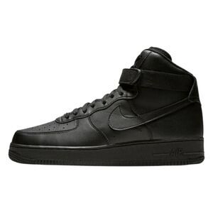 NIKE Air Force 1 High 'Triple Black' Sneakers Size 6
